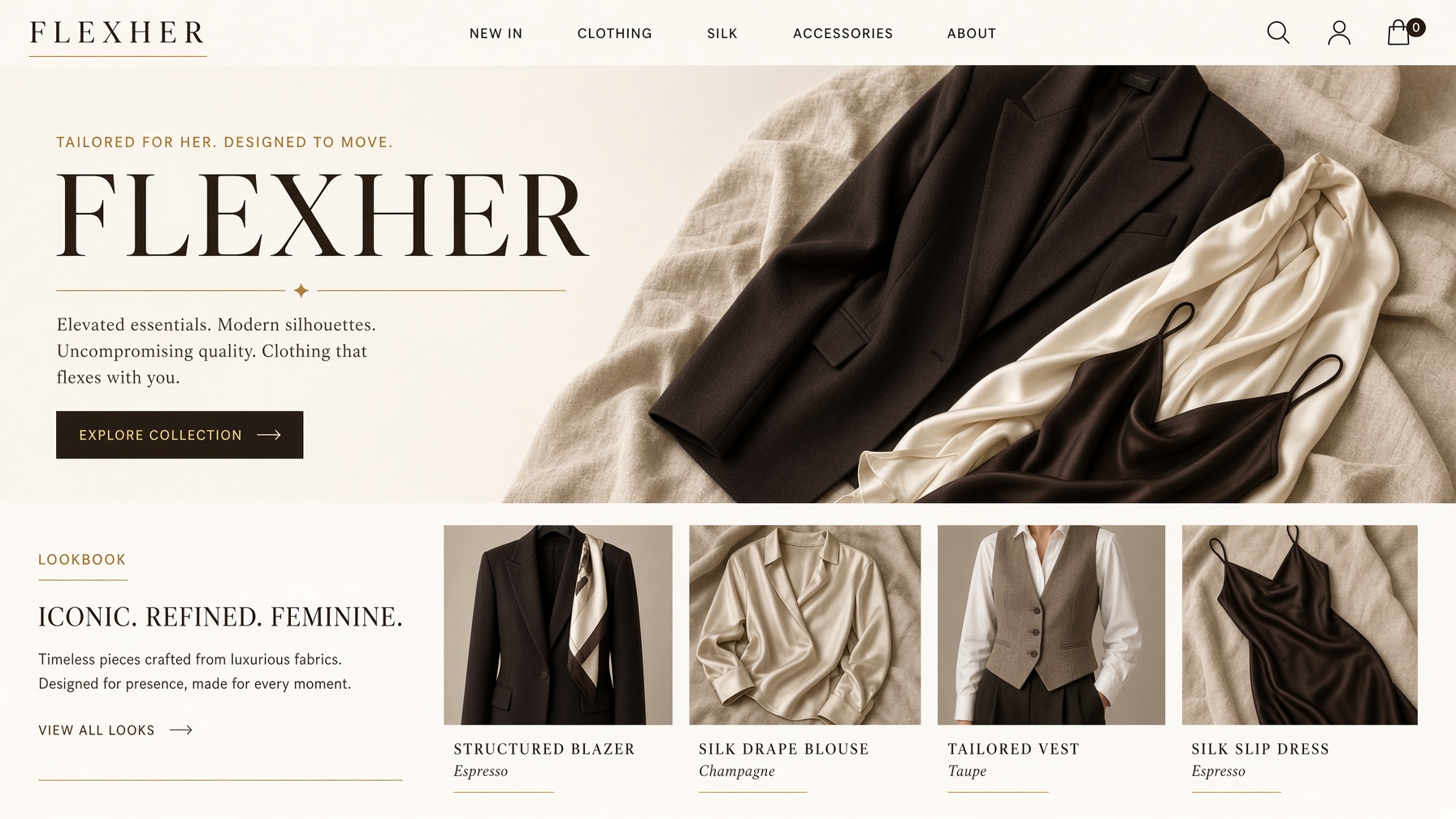 Настолен изглед на FlexHer Fashion